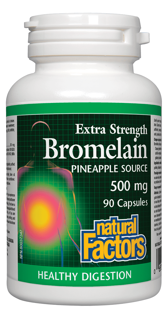 Natural Factors - Bromelain 500mg - 90 Caps