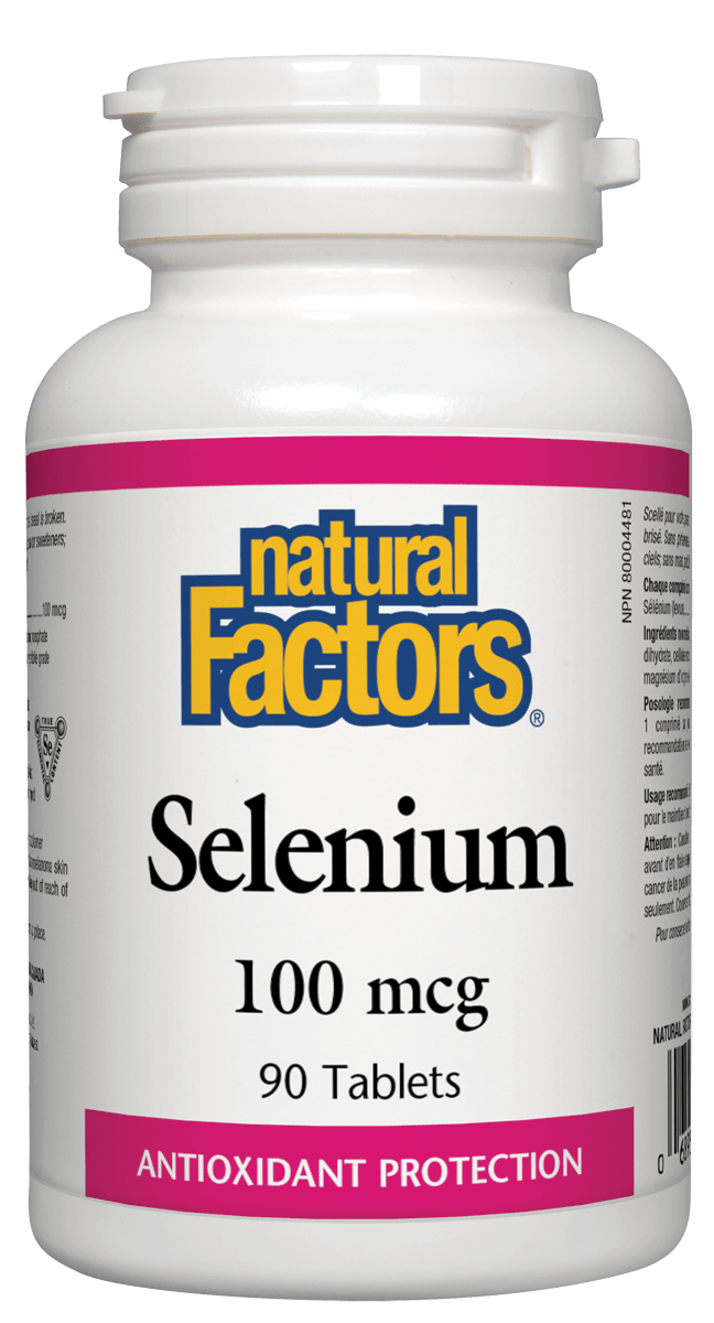 Natural Factors - Selenium 100mcg - 90 Tabs