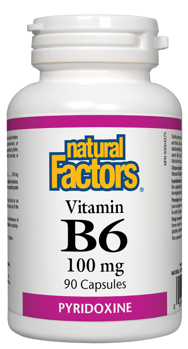 Natural Factors - Vitamin B6 100 mg - 90 Caps