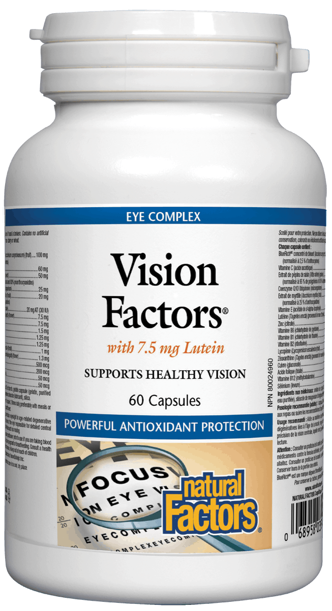 Natural Factors - Vision Factors - 60 Caps