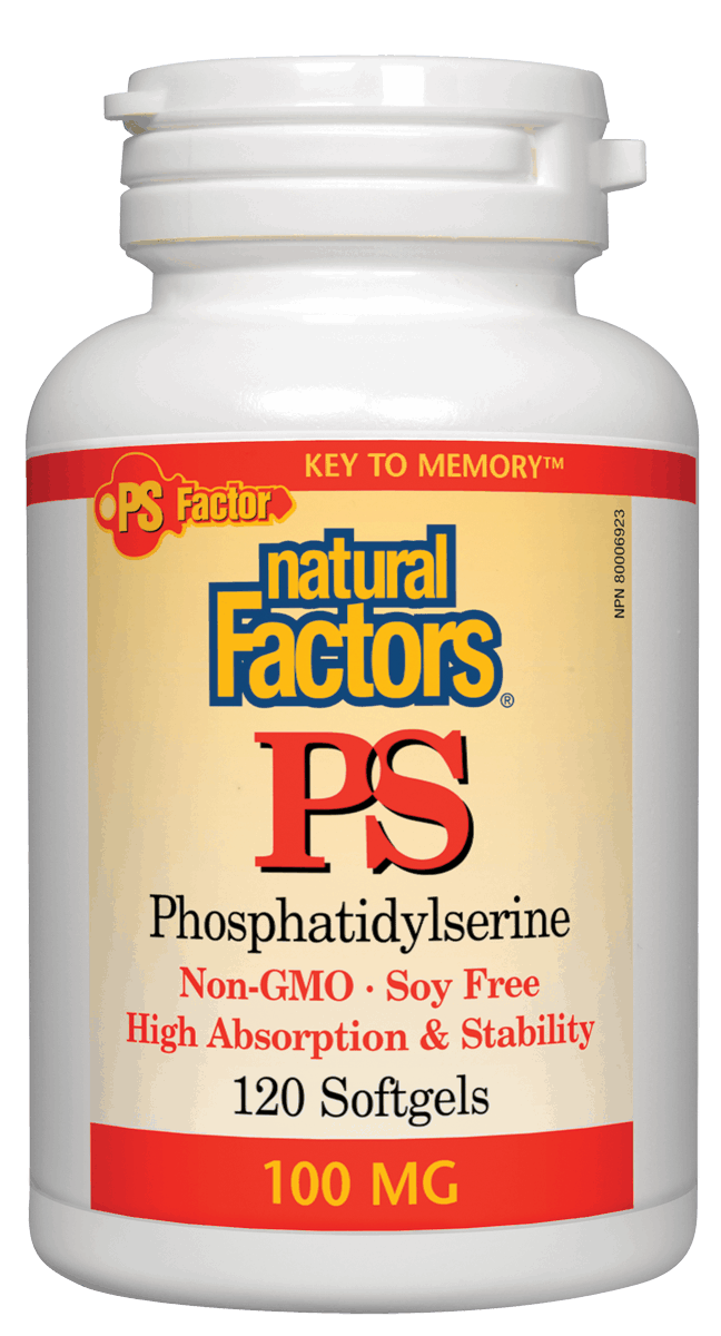 Natural Factors - PS Phosphatidylserine - 100mg - 120 SG