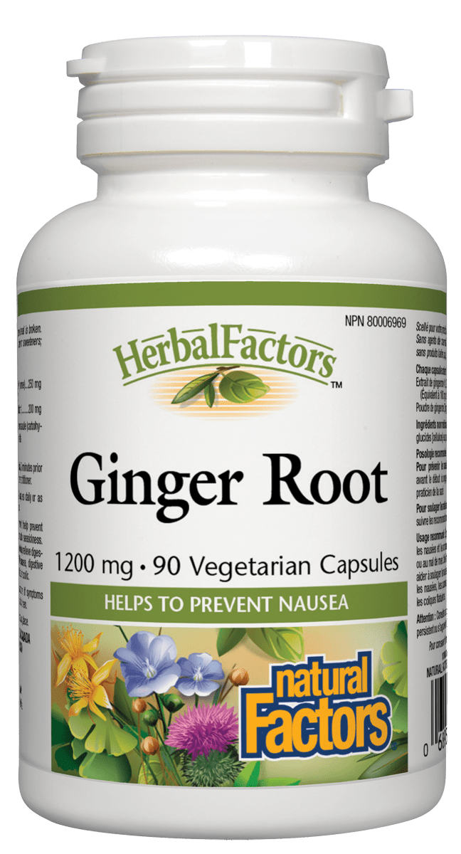 Natural Factors - Ginger Root 1200mg - 90 Caps