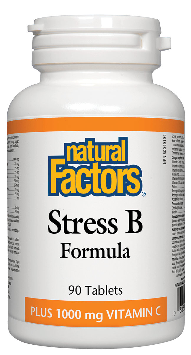 Natural Factors - Stress B Formula w/VitC - 90 Tabs