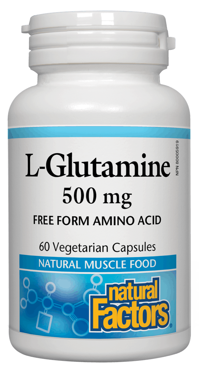 Natural Factors - L-Glutamine 500mg - 60 V-Caps