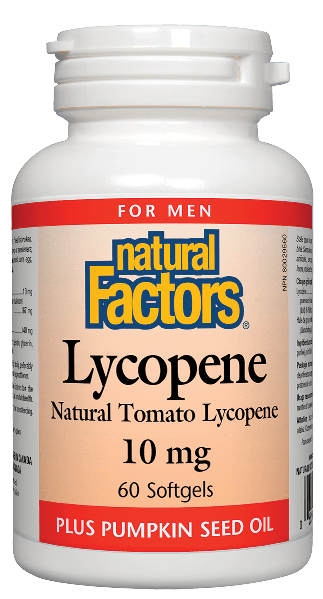 Natural Factors - Lycopene 10mg - 60 SG
