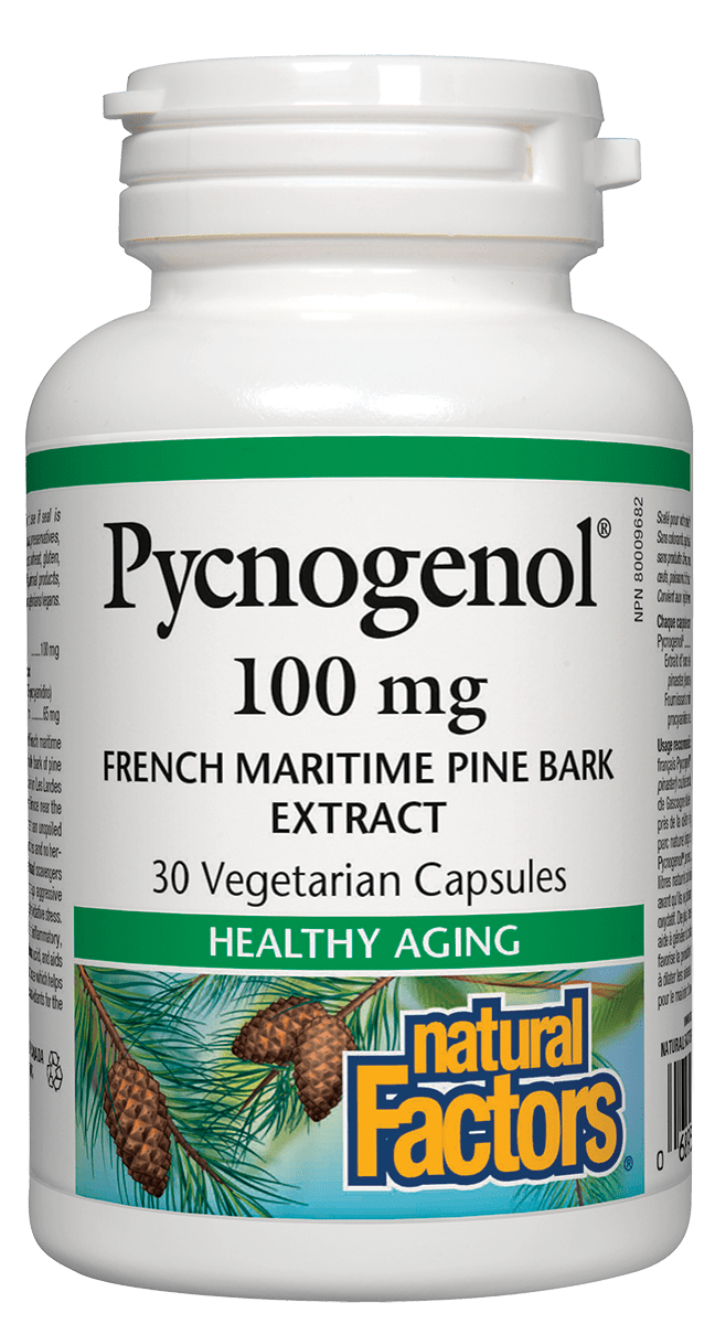 Natural Factors - Pycnogenol 100mg - 30 V-Caps