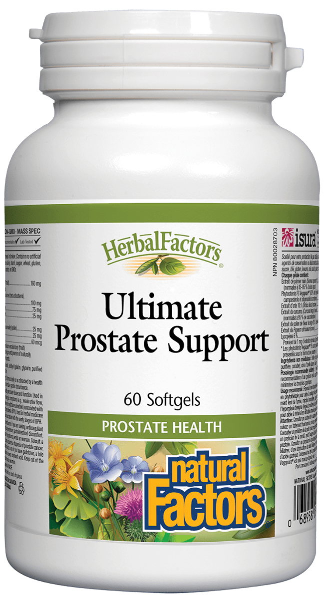 Natural Factors - Ultimate Prostate Support - 60 Caps