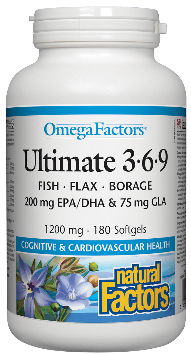 Natural Factors - Ultimate 3.6.9 - 180 SG