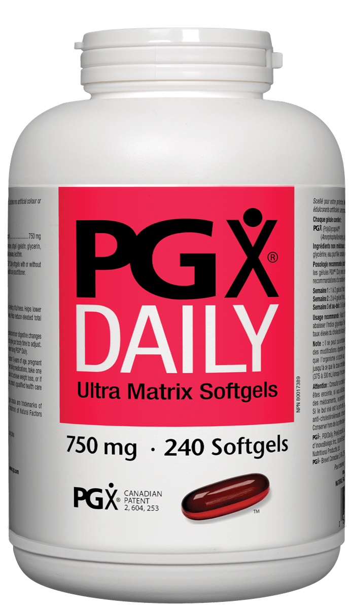 Natural Factors - PGX Daily Ultra Matrix 750mg - 240 SG