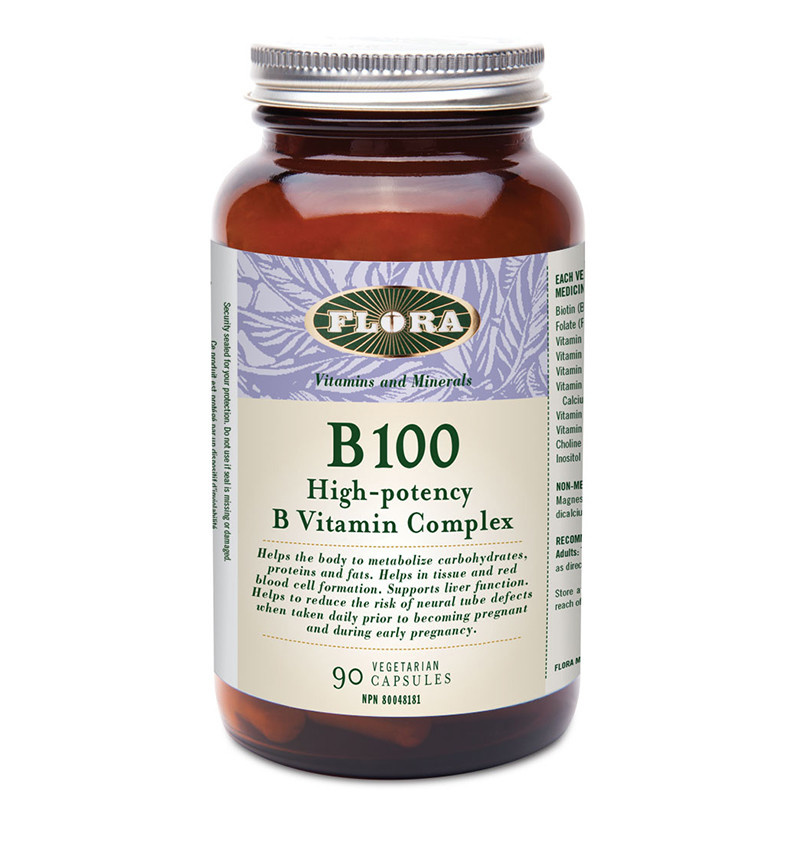 Flora - B 100 High-Potency B Vitamin Complex