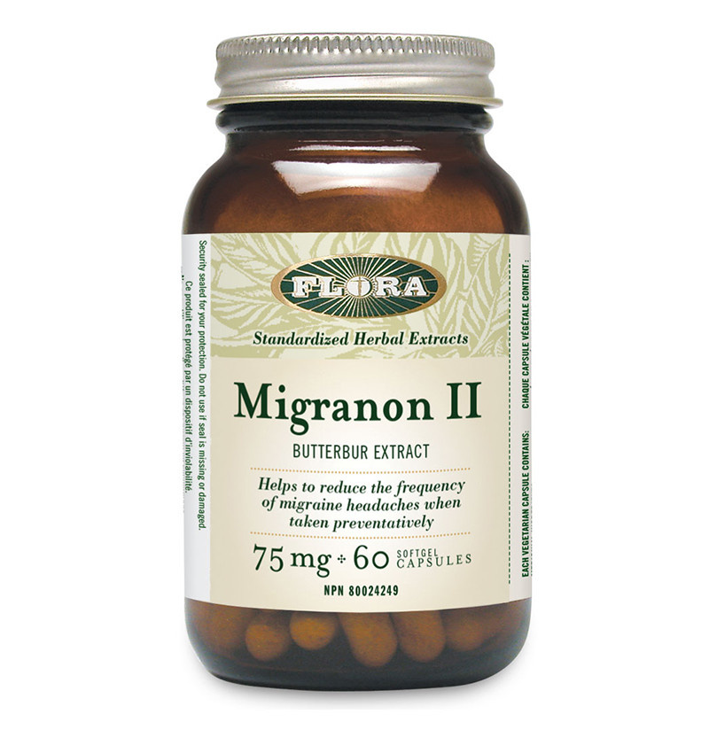 Flora - Migranon II ButterBur Extract - 60 Caps
