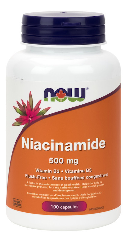 Now - Niacinamide 500 mg - 100 Caps