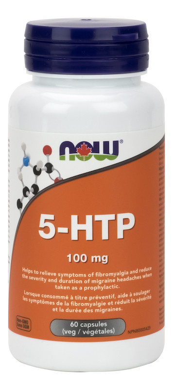 Now - 5-HTP 100mg - 60 V-Caps