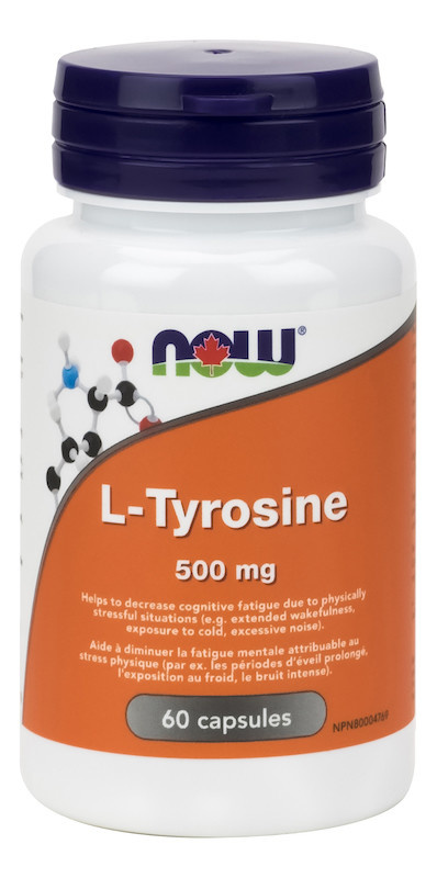 Now - L-Tyrosine 500mg - 60 Caps