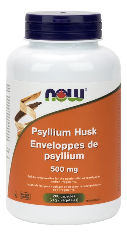 Now - Psyllium Husk 500mg - 200 Caps