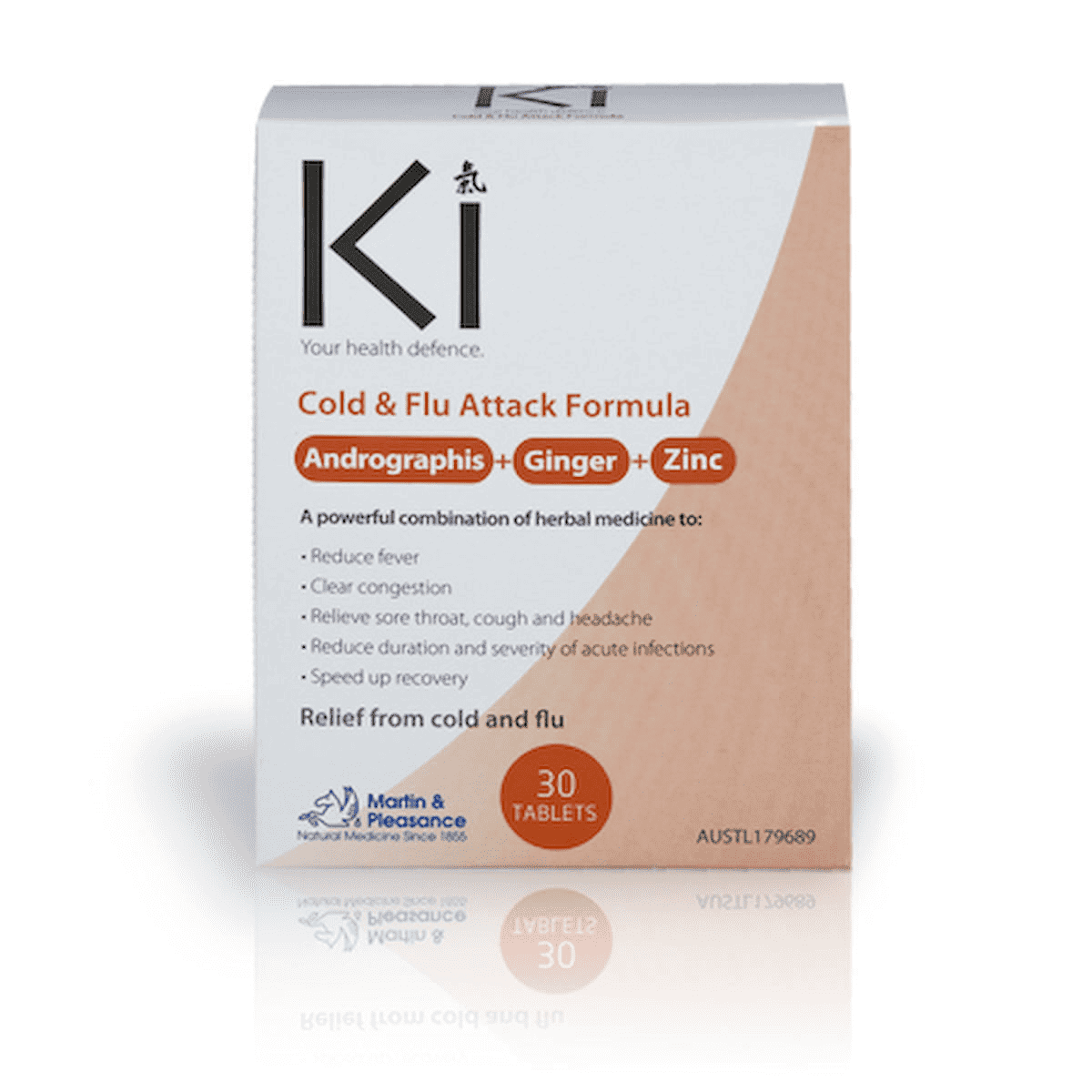 Ki - Cold & Flu Attack Formula - 30 Tablets