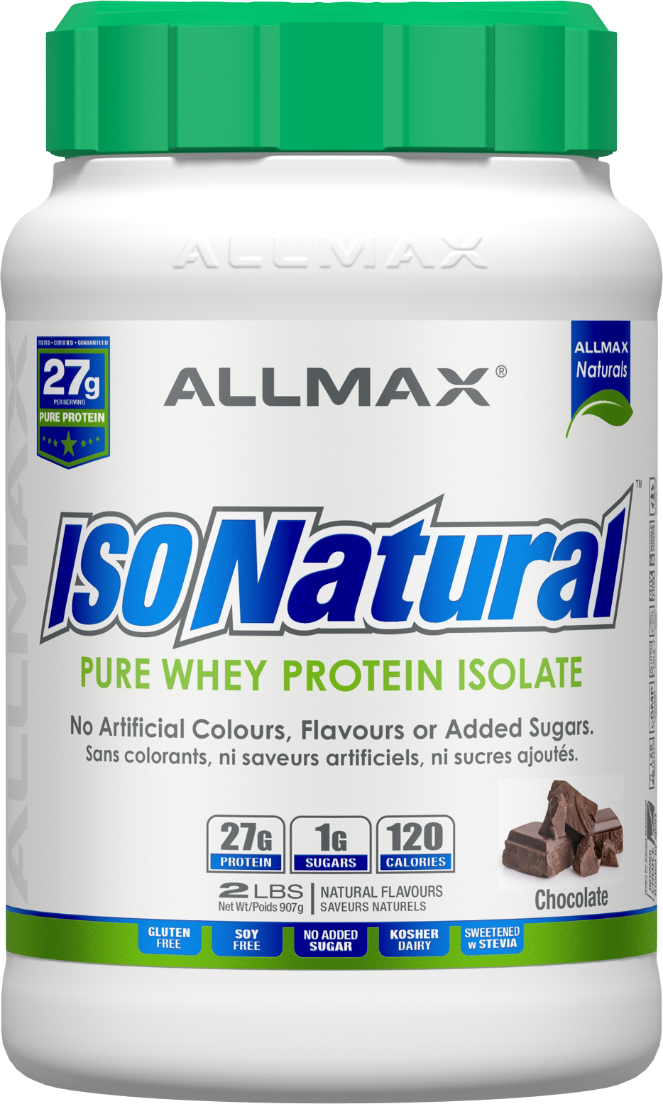 Allmax - IsoNatural - Whey Protein Isolate - Chocolate Peanut Butter - 2lbs