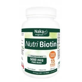 Naka - Nutri Biotin 5000 mcg - 75 caps