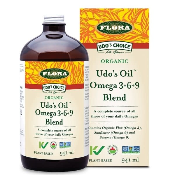 Flora - Udo's Choice - Udo's Oil Omega 3+6+9 Blend - 941 ml