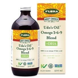 Flora - Udo's Choice - Udo's Oil Omega 3+6+9 + DHA - 500ml