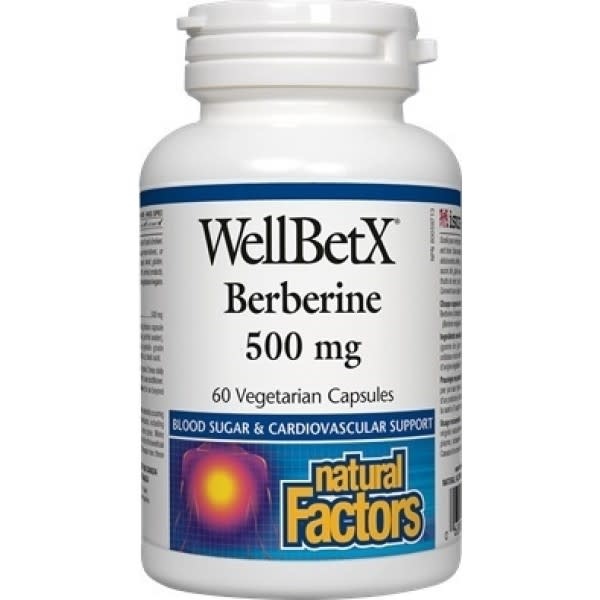Natural Factors - WellBetX - Berberine 500 mg - 60 V-Caps