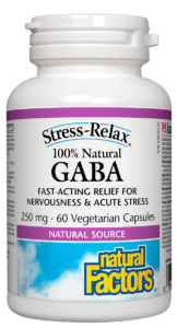 Natural Factors - Stress-Relax GABA 250mg - 60 V-Caps