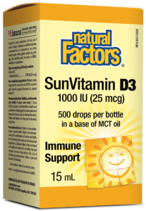 Natural Factors - Vitamin D3 1000 IU - 15ml