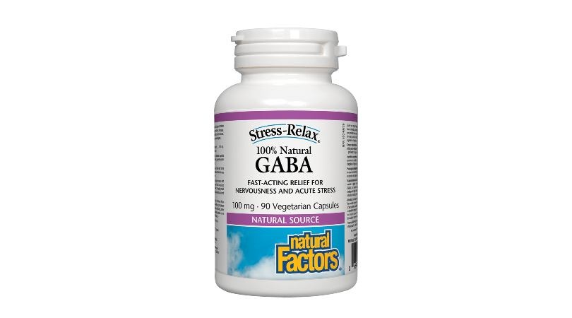 Natural Factors - Stress-Relax GABA 100mg - 90 Caps