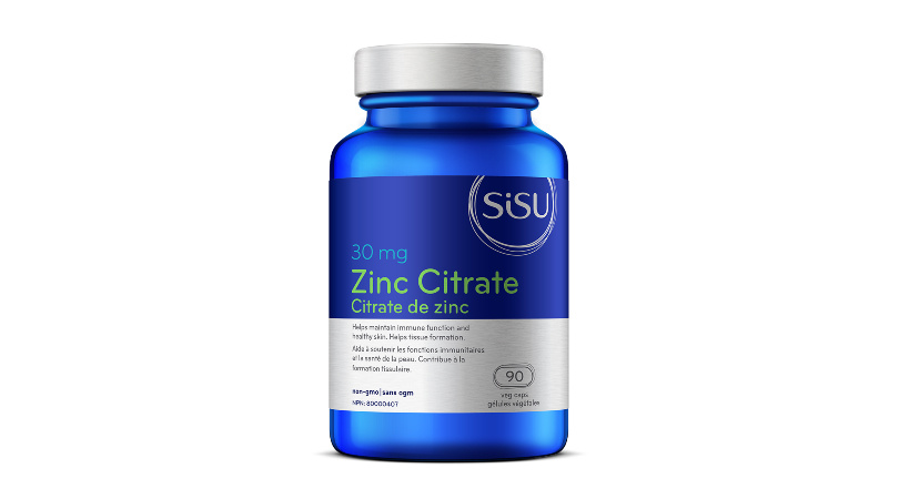 Sisu - Zinc Citrate 30 mg - 90 V-Caps