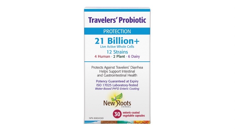 New Roots - Travelers Probiotic 21 Billion - 30 Caps