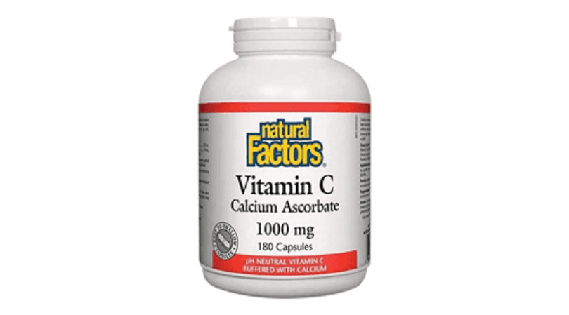 Natural Factors - Vitamin C Calcium Ascorbate 1000 mg - 180 Caps