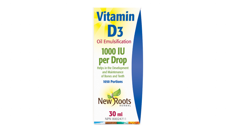 New Roots - Vitamin D3 1000 IU - 30ml