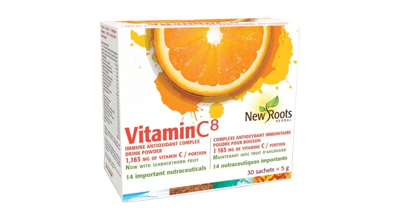 New Roots - Vitamin C8 Powder - 30 sachets x 5g