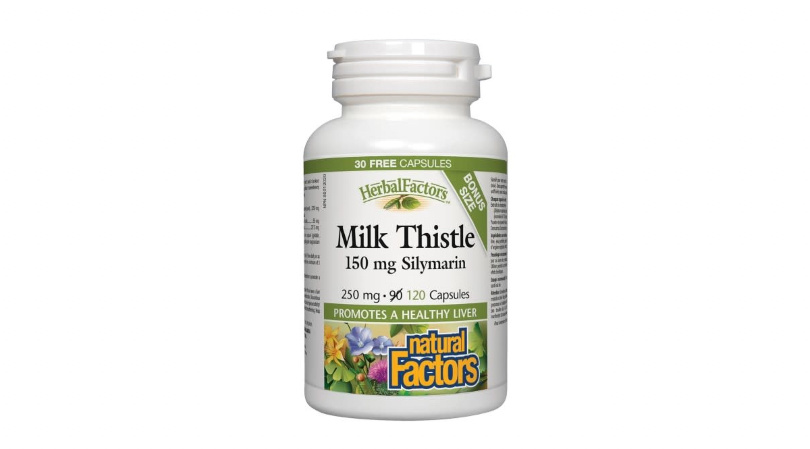 Natural Factors - Milk Thistle 150mg - 120 Caps Bonus Size