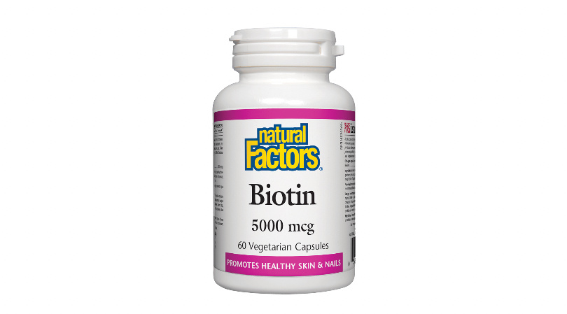 Natural Factors - Biotin 5000 mcg - 60 V-Caps