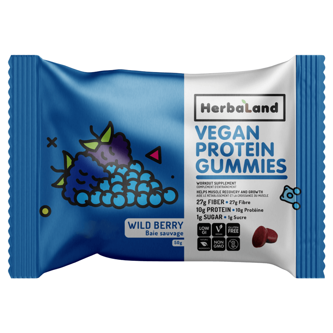 HerbaLand - Protein Gummies - Wild Berry - Single