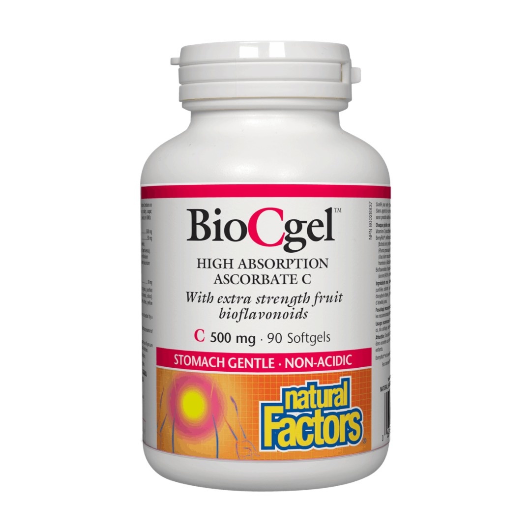 Natural Factors - BioCgel 500 mg - 90 Caps