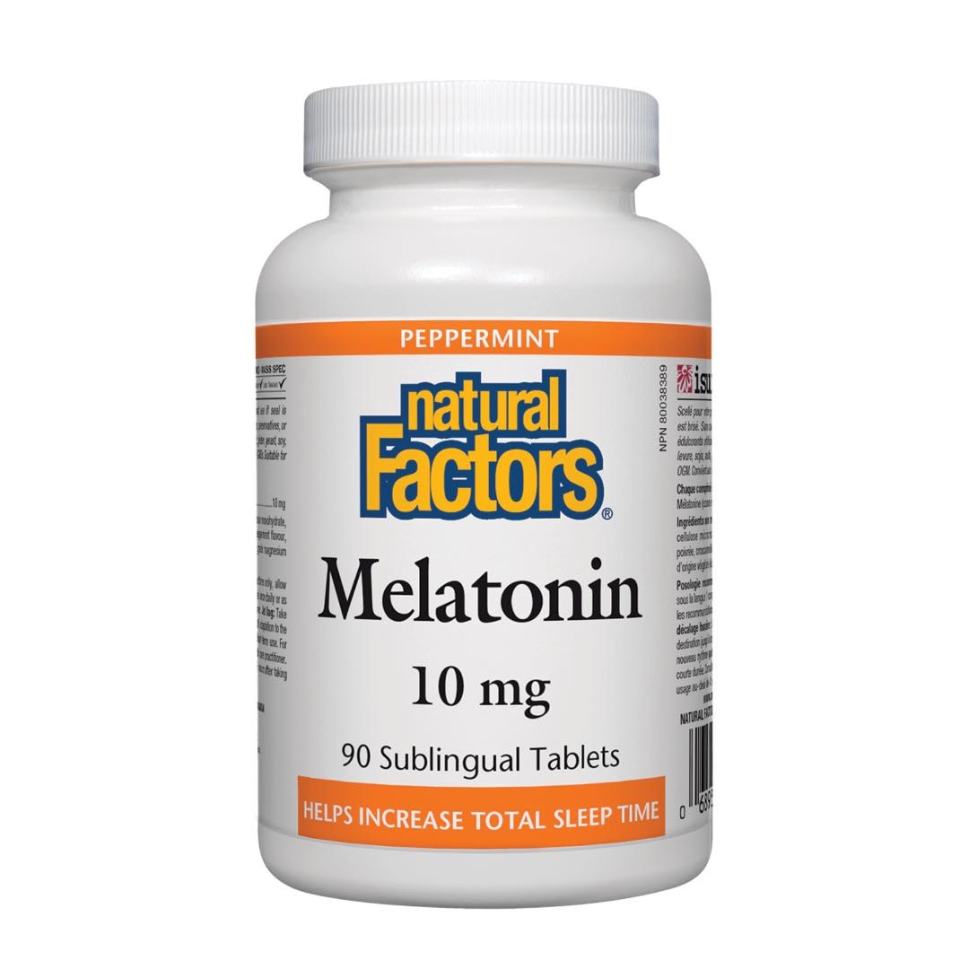 Natural Factors - Melatonin 10mg - 90 Tabs