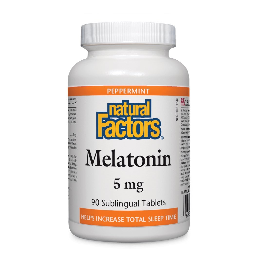 Natural Factors - Melatonin 5mg - 90 Tabs