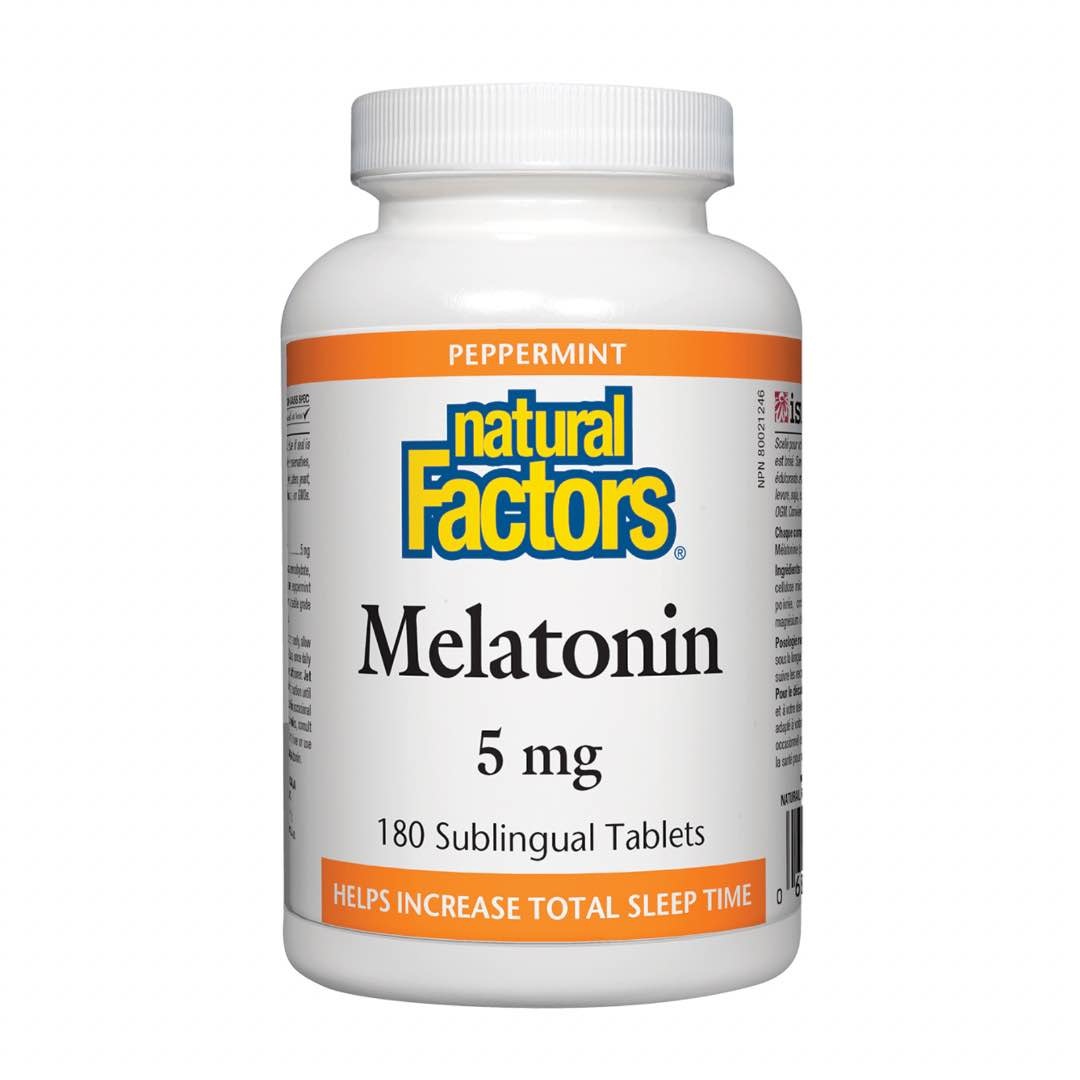 Natural Factors - Melatonin 5mg - 180 Tabs