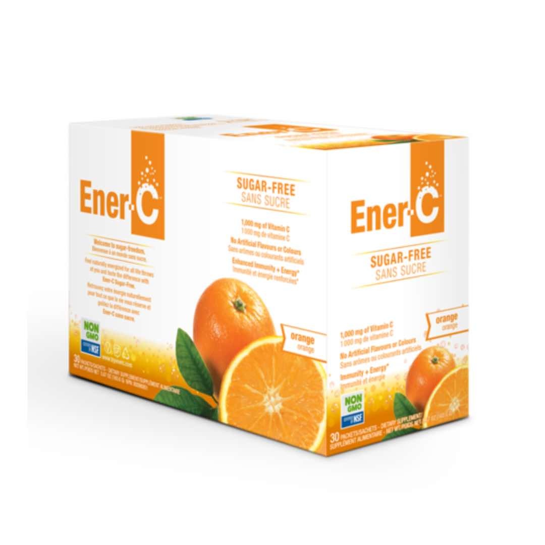 Ener-C - 1000 mg Vitamin C - Sugar Free - Orange - Box of 30