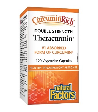 Natural Factors - CurcuminRich - Theracurmin Double Strength - 120 V-Caps