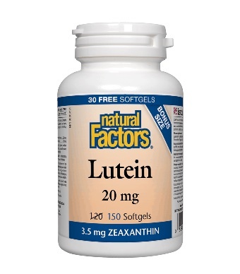 Natural Factors - Lutein 20mg - 150 SG Bonus Size