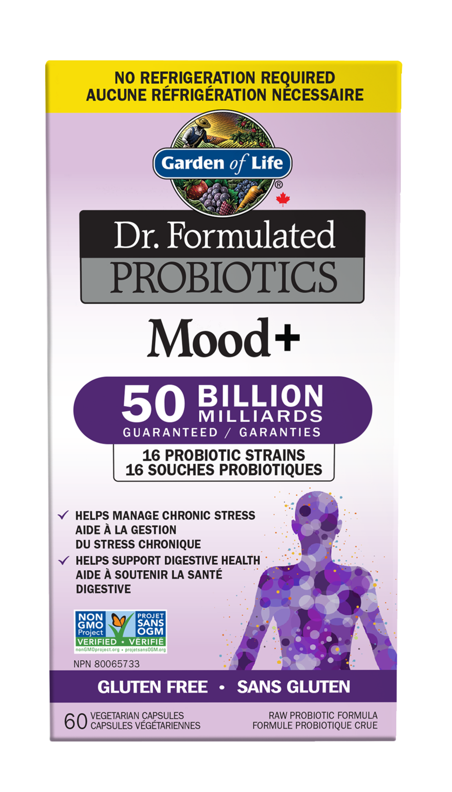 Garden Of Life - Dr. Formulated Probiotics - Mood+ 50 billion - 60 V-Caps