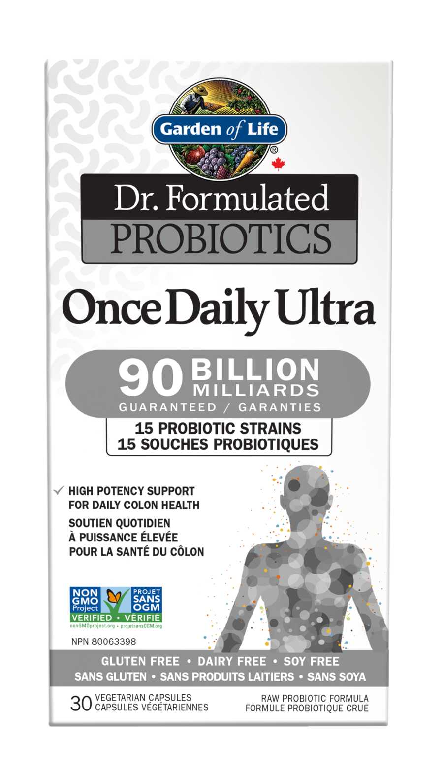 Garden Of Life - Dr. Formulated Probiotics - Once Daily Ultra 90 Billion CFU - 30 V-Caps