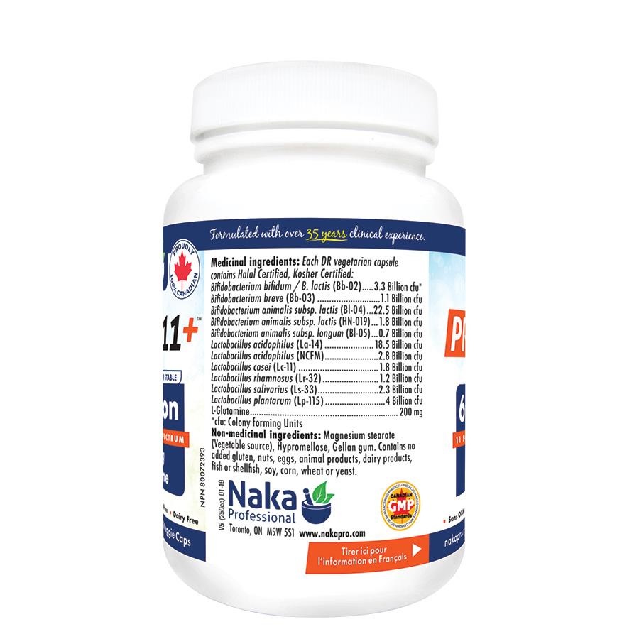 Naka - Pro PB11 60 billion +L glutamine - 30 Caps