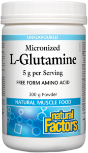 Natural Factors - Micronized L-Glutamine Powder - Unflavoured - 300g