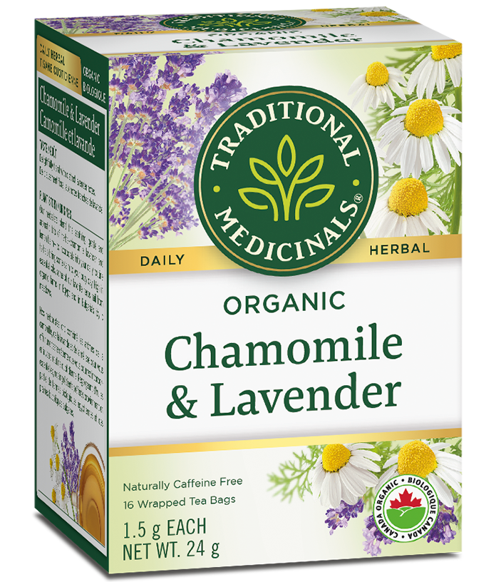 Traditional Medicinals - Chamomile w/ Lavender - Organic - 16 TB
