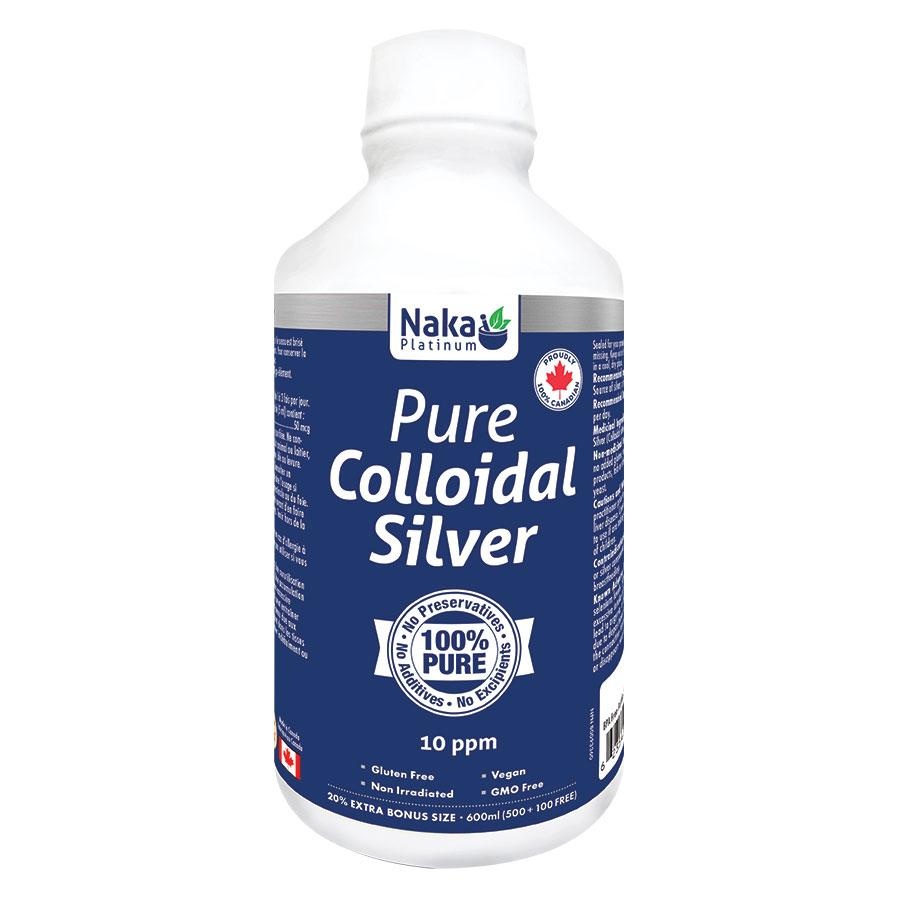 Naka - Pure Colloidal Silver - 600ml Bonus Size