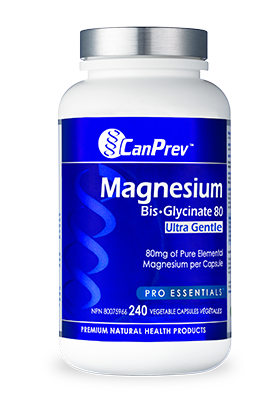 CanPrev - Magnesium Bis-Glycinate 80 Ultra Gentle - 240 V-Caps